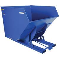 Self-Dumping Hopper, Steel, 4 cu.yd., Blue Infinity Industrial Services Inc.