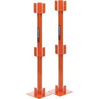 ProGuards Temporary Guard Rail Posts, 8" W x 39" H, Orange Infinity Industrial Services Inc.