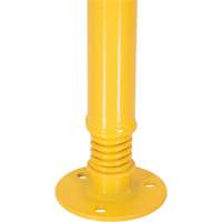 Borne de protection &agrave; ressort, Acier, 42" h x 2-1/8" la, Jaune Infinity Industrial Services Inc.