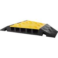 Protecteur de c&acirc;ble tourne-&agrave;-droite robuste Powerhouse, 5 canaux, 12" lo x 19,75" la x 2,25" h Infinity Industrial Services Inc.