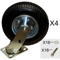 Platform Truck Pneumatic Caster Replacement Kit Infinity Industrial Services Inc.