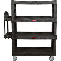 Heavy-Duty Ergo Utility Cart, 4 Tiers, 24-1/4" x 62-2/5" x 54-1/10", 700 lbs. Capacity Infinity Industrial Services Inc.