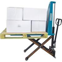 L&egrave;ve-palette manuel &agrave; ciseaux, 45-1/4" lo x 27" la, Acier, Capacit&eacute; de 3300 lb Infinity Industrial Services Inc.