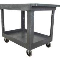 Chariot utilitaire pour l'entretien, 2 tiers, 24-5/8" x 32-1/2" x 40", Capacit&eacute; 550 lb Infinity Industrial Services Inc.