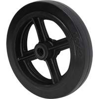 Mold-On Rubber Wheel, 10" (254 mm) Dia. x 2" (50.8 mm) W, 948 lbs. (430 kg) Capacity Infinity Industrial Services Inc.