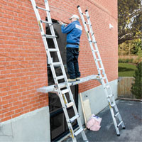 Planche de travail t&eacute;lescopique, 204" la x 12" pr, Capacit&eacute; de 250 lb, D&eacute;mont&eacute; Infinity Industrial Services Inc.