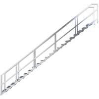 SmartStairs 17-21 Steps Modular Construction Stair System, 157-1/2" H Infinity Industrial Services Inc.