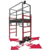 Complete Motorized Buildman 6' Baker Scaffold Kit, 31" D x 118-3/4" H Infinity Industrial Services Inc.