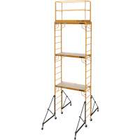 Complete 18' Drywall  Baker Scaffold Tower Set, 122" D x 236" H Infinity Industrial Services Inc.