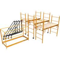 Complete 18' Drywall  Baker Scaffold Tower Set, 122" D x 236" H Infinity Industrial Services Inc.