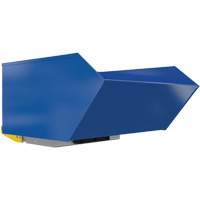 Heavy-Duty H-Style Bump & Dump Hopper, Steel, 1 cu.yd., Blue Infinity Industrial Services Inc.