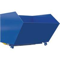 Heavy-Duty H-Style Bump & Dump Hopper, Steel, 1-1/2 cu.yd., Blue Infinity Industrial Services Inc.