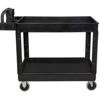Utility Cart, 2 Tiers, 25-5/8" x 33-1/2" x 43-3/4", 550 lbs. Capacity Infinity Industrial Services Inc.