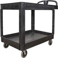 Utility Cart, 2 Tiers, 25-5/8" x 33-1/2" x 43-3/4", 550 lbs. Capacity Infinity Industrial Services Inc.