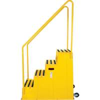 Industrial Step Stool, 4 Steps, 44" x 22-1/4" x 65-1/8" High Infinity Industrial Services Inc.