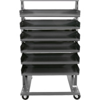 Double-Sided Heavy Duty A-Frame Cart with 12 Trays, 38" x 30" x 63", 2500 lbs. Capacity Infinity Industrial Services Inc.