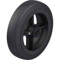 Roue en caoutchouc noir sur noyau en fonte Infinity Industrial Services Inc.