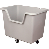 Starcart Easy-Access Box Truck, Polyethylene, 46" L x 31" W x 49" H, 24 cu. ft. Volume, 900 lbs. Capacity Infinity Industrial Services Inc.