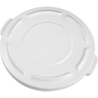 Round Brute&reg; Tops, Flat Lid, Plastic/Polyethylene, Fits Container Size: 19-7/8" Dia. Infinity Industrial Services Inc.