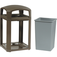 Cadre pour contenant Landmark Series Classique a/enveloppe rigide, Acier galvanis&eacute;, 35 gal. US Infinity Industrial Services Inc.