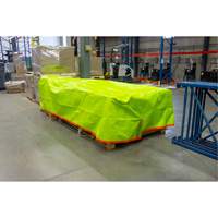 High-Visibility Heavy-Duty Woven Tarp, Polyethylene, Green/Orange, 16' x 20' x 12 mils Infinity Industrial Services Inc.
