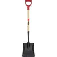 Square Point Shovel, Wood, Tempered Steel Blade, D-Grip Handle, 43-1/2" Long Infinity Industrial Services Inc.
