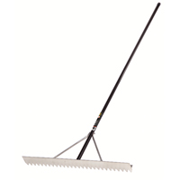 Pro Asphalt Rake, 36" W, Aluminum Blade, 28 Tines Infinity Industrial Services Inc.
