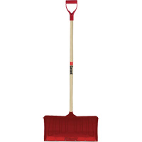 Red Snow Pusher, Polypropylene Blade, D-Grip Handle, 20-3/4" W Infinity Industrial Services Inc.