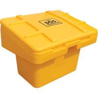Salt Sand Container SOS, With Hasp, 30" x 24" x 24", 5.5 cu. Ft., Yellow Infinity Industrial Services Inc.
