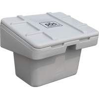 Salt Sand Container SOS, With Hasp, 30" x 24" x 24", 5.5 cu. Ft., Grey Infinity Industrial Services Inc.