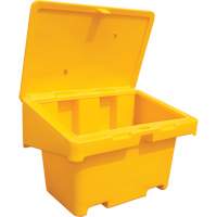 Salt Sand Container SOS, With Hasp, 42" x 29" x 30", 11 cu. Ft., Yellow Infinity Industrial Services Inc.