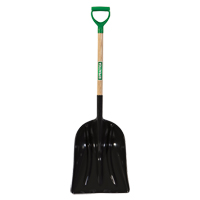 Grain & Coal Scoop Shovel, Wood, Polypropylene Blade, D-Grip Handle, 30-1/4" Length Infinity Industrial Services Inc.