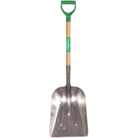 Scoop Shovel, Wood, Aluminum Blade, D-Grip Handle, 29" Length Infinity Industrial Services Inc.