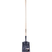 Pro Square Point Shovel, Wood, Tempered Steel Blade, Straight Handle, 48" Long Infinity Industrial Services Inc.