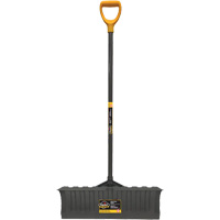 Pro Snow Pusher, Polypropylene Blade, D-Grip Handle, 20-3/4" W Infinity Industrial Services Inc.