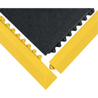 24/Seven&reg; Matting, Rubber, 3' W x 3' L, 5/8" Thick, Black Infinity Industrial Services Inc.