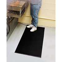 Tapis Comfort-King antistatique, 6' la x 60' lo x 3/8" &eacute;p, Rugueux, Gris Infinity Industrial Services Inc.