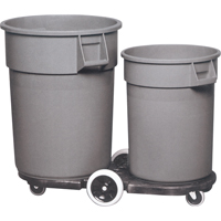 Socle roulant Tandem Brute, Noir Infinity Industrial Services Inc.