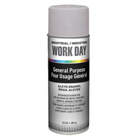 Industrial Work Day Paint, Grey, Very Flat, 10 oz., Aerosol Can Infinity Industrial Services Inc.