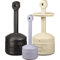 Smokers Cease-Fire&reg; Cigarette Butt Receptacle, Free-Standing, Plastic, 1 US gal. Capacity, 30" Height Infinity Industrial Services Inc.
