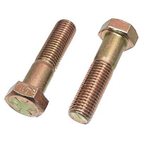 Hex Cap Screw, 3/8" Dia., 4" L, Stainless Steel, Coarse Infinity Industrial Services Inc.