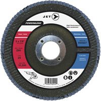 POWERBLEND Flap Disc, 5" x 7/8", Type 29, Z40 Grit, Zirconia Alumina Infinity Industrial Services Inc.