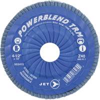 POWERBLEND TRM Trimmable Flap Disc, 5" x 7/8", Type 29, Z60 Grit, Zirconia Alumina Infinity Industrial Services Inc.