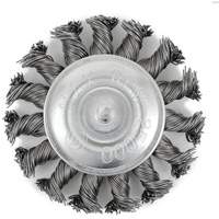 EKR275-20 Shaft-Mounted Knot Twisted Radial Brush, 3", .02" Fill, 1/4" Shank Infinity Industrial Services Inc.
