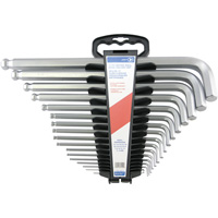 Jumbo Extra-Long Ball Nose Hex Key Set, 17 Pcs., Metric Infinity Industrial Services Inc.