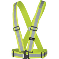5592 Harnais de s&eacute;curit&eacute; &eacute;lastique, Jaune lime haute visibilit&eacute;, Couleur r&eacute;fl&eacute;chissante Argent, Taille unique Infinity Industrial Services Inc.