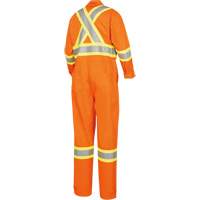 5555 High Visibility FR Rated & Arc Rated Safety Coveralls, Size 36, High Visibility Orange, 11 cal/cm² Infinity Industrial Services Inc.