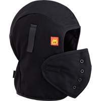 566A Flame Resistant Quilted Hardhat Liner, Black, Cotton Infinity Industrial Services Inc.