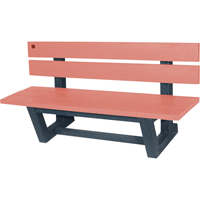 Bancs de parc d'ext&eacute;rieur, Plastique recycl&eacute;, 60" lo x 22-13/16" la x 29-13/16" h, S&eacute;quoia Infinity Industrial Services Inc.