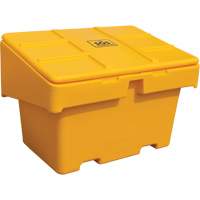 Salt Sand Container SOS, With Hasp, 48" x 33" x 34", 18.5 cu. Ft., Yellow Infinity Industrial Services Inc.